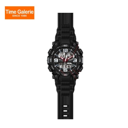 BUM Men BUMWB95101 Sports Black Strap Watch BUM Men BUMWB95101 Sports Black Strap Watch